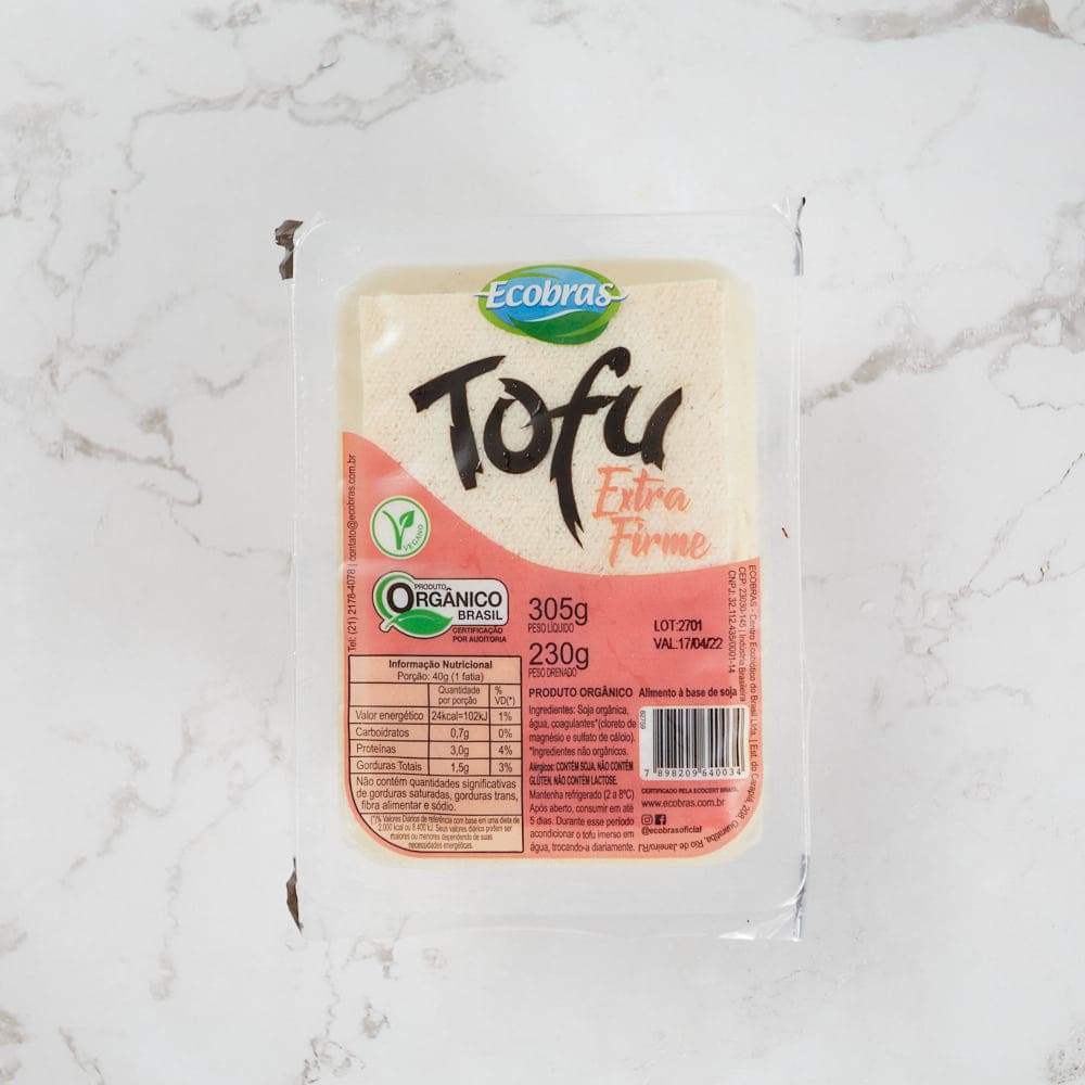 Tofu Extra Firme Orgânico 230g Ecobras