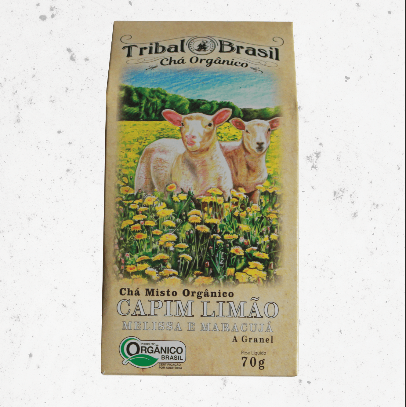 Chá Orgânico Capim Limão, Melissa e Maracujá 70g - Tribal Brasil